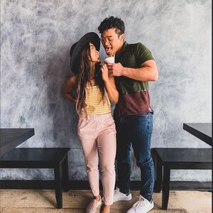 Pink girls/juniors pants size XS/small